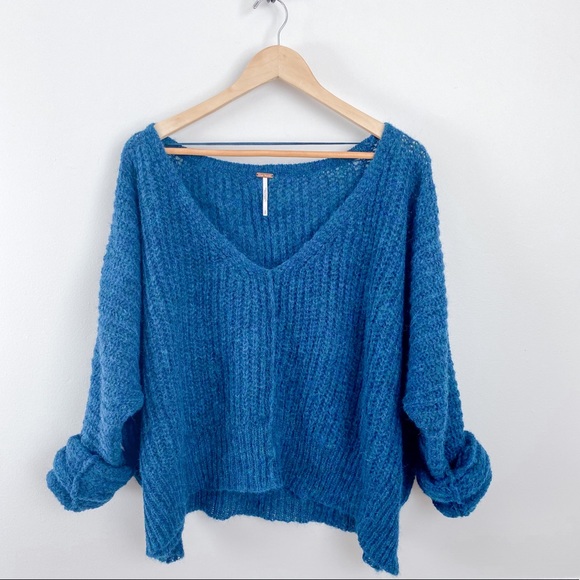 Free People Sweaters - Free People Moonbeam Alpaca V Neck Sweater